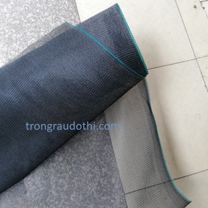 Lưới dệt kim đen 3.8M cắt nắng 70% - Ảnh 1